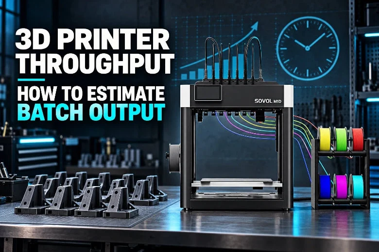 3D Printer Throughput: How to Estimate Real Batch Output