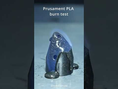 3D Printing Filaments Burn Very Differently Under Direct Flame