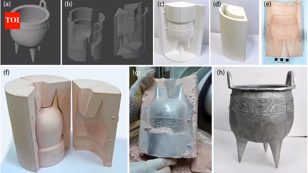 3D Printing Cuts Ancient Chinese Bronze Casting From Weeks to 40 Hours