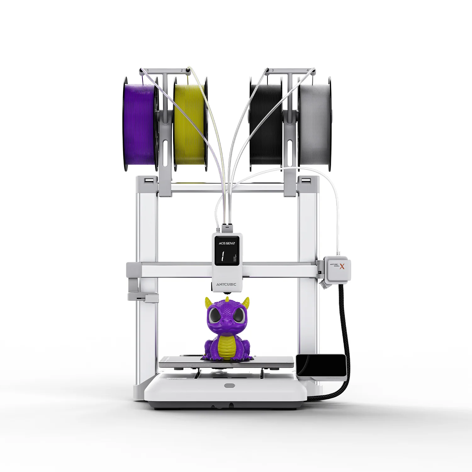 Anycubic Kobra X Makes 4-Color 3D Printing Surprisingly Cheap