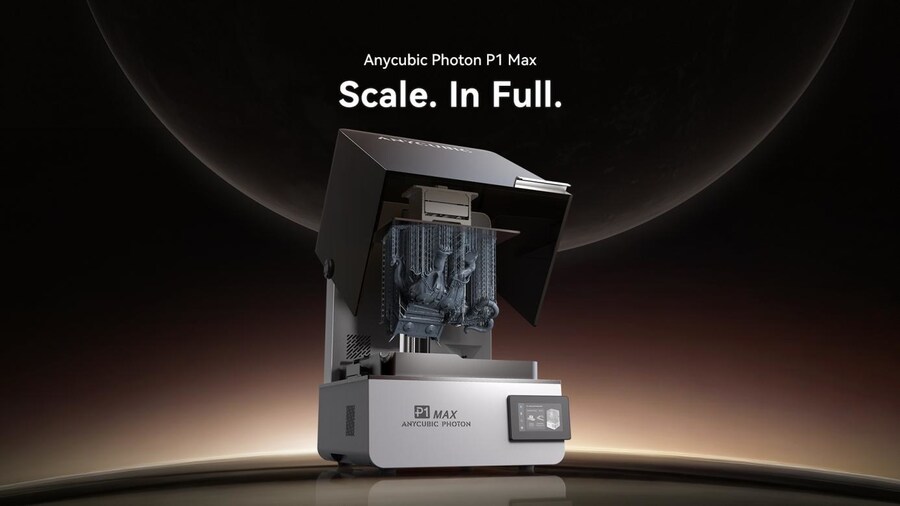 Anycubic Photon P1 Max Opens at $849 With an 18.3L Resin Build Volume