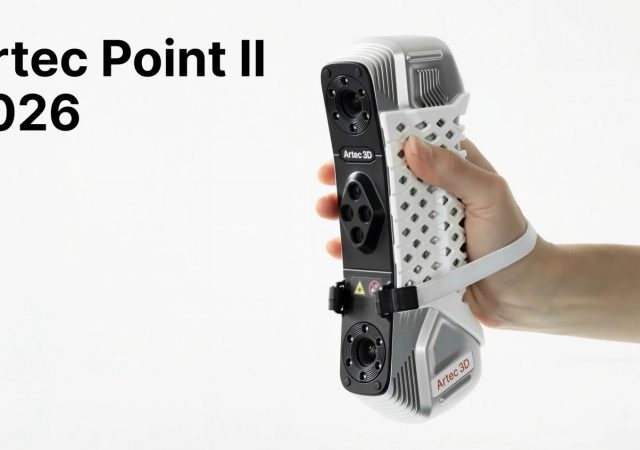 Artec 3D Launches Point II, a Metrology Laser Scanner That Captures 5.8 Million Points Per Second