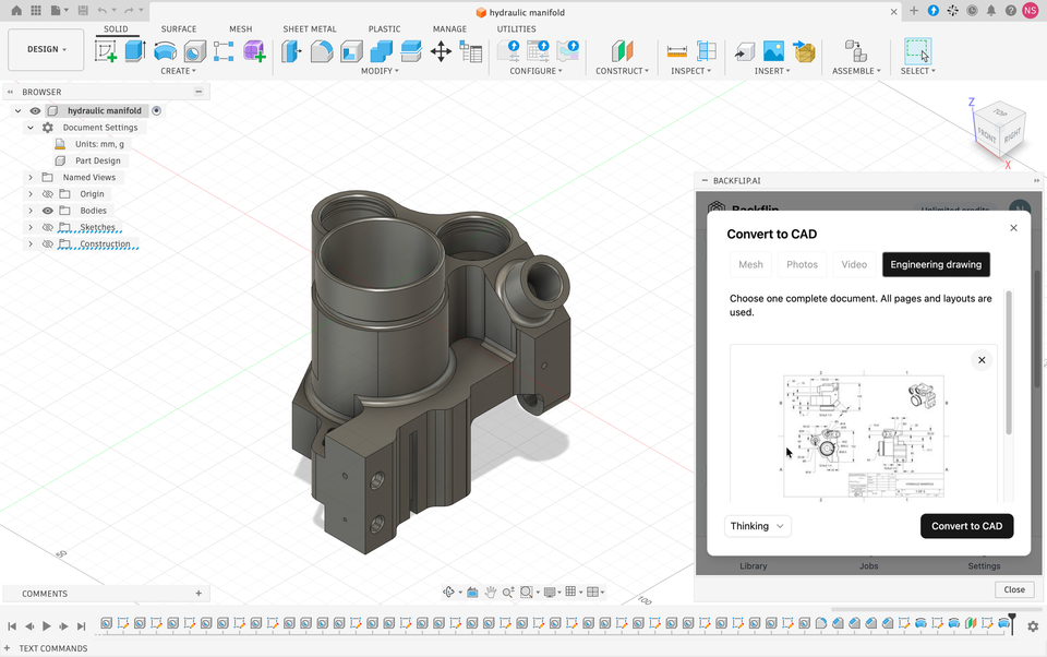 Backflip AI Turns Legacy Engineering Drawings Into Editable CAD