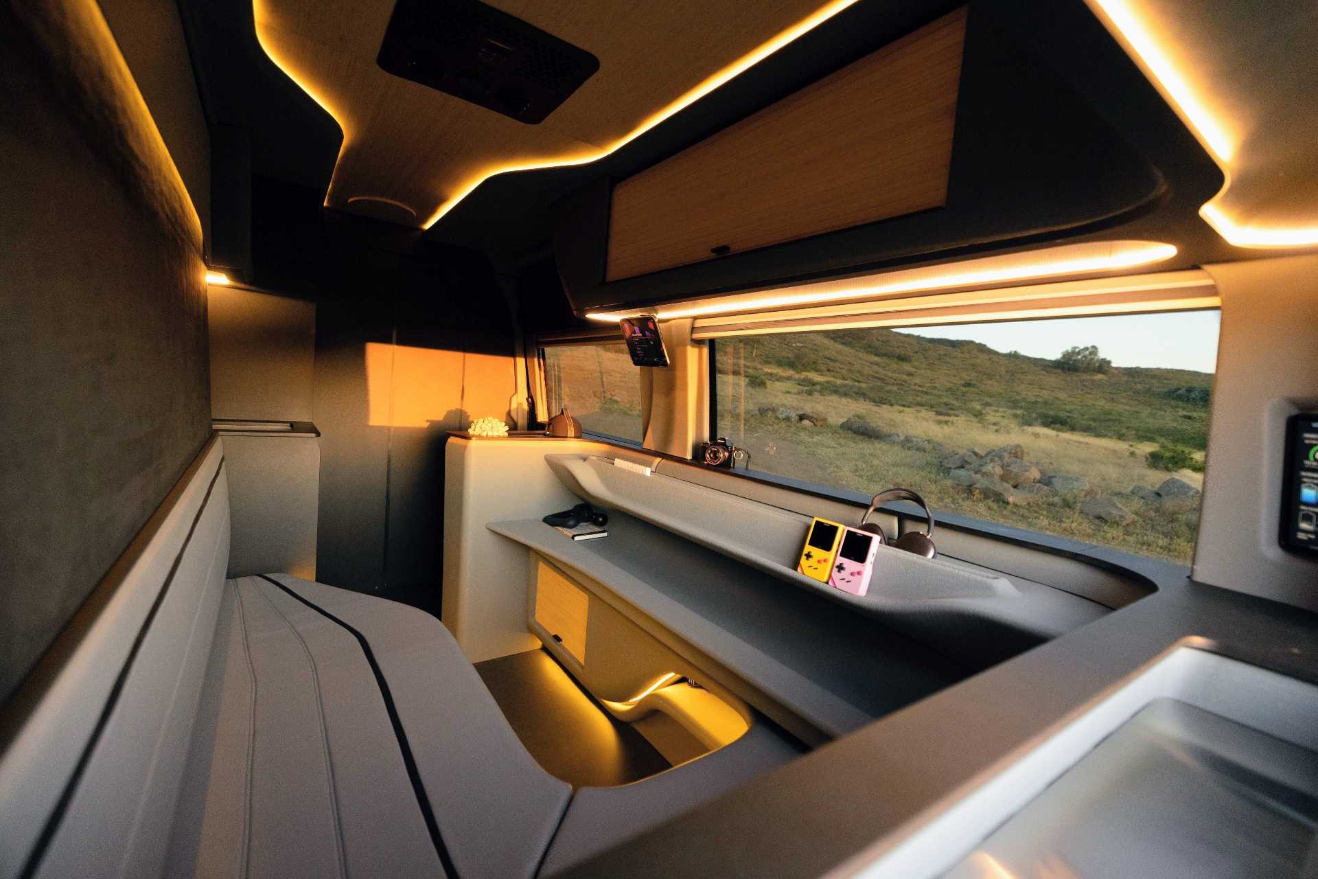 Buckley Conversions Builds a 3D-Printed Luxury Camper Van Interior on the Mercedes-Benz eSprinter
