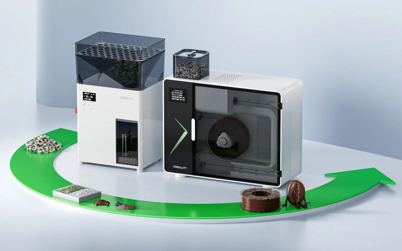 Creality Launches Filament Maker M1 & Shredder R1: Turn Your 3D Printing Waste Into New Filament
