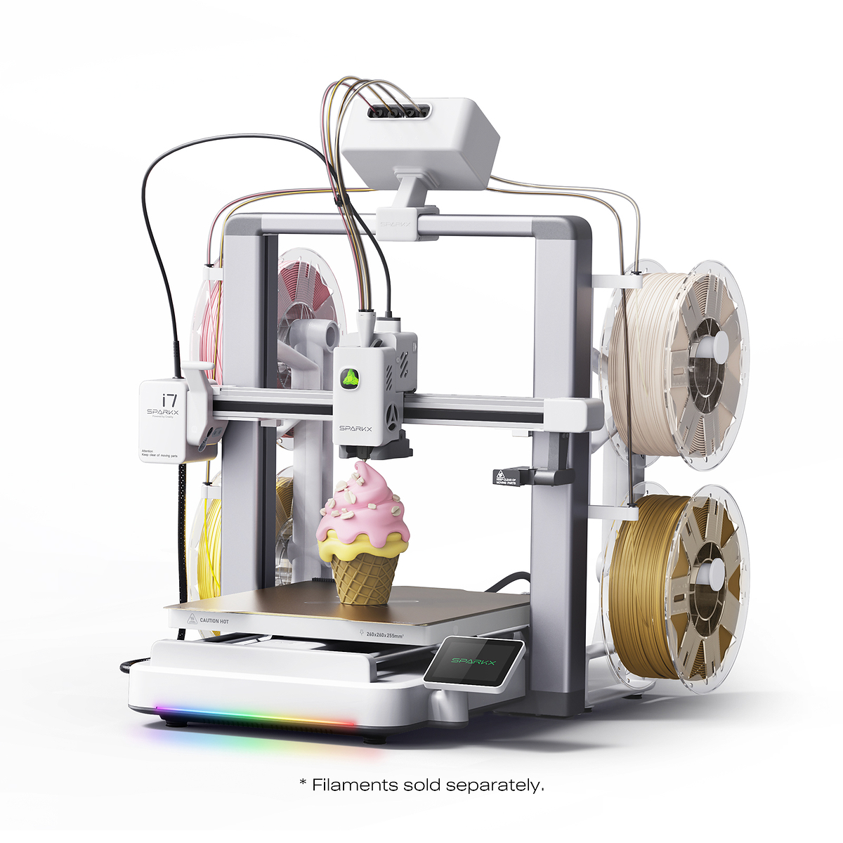 Creality SPARKX i7 Nano Lands at $299 With Compact Multi-Color Printing