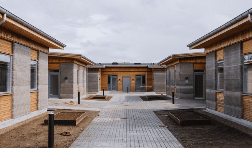 Denmark's 3D-Printed Student Village Opens With Rent Under EUR 700 a Month