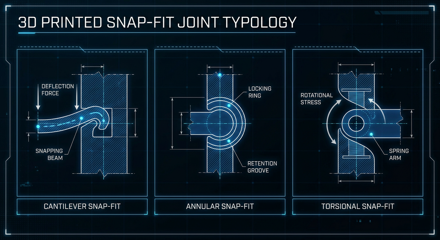 Designing Reliable 3D-Printed Snap-Fit Joints for FDM