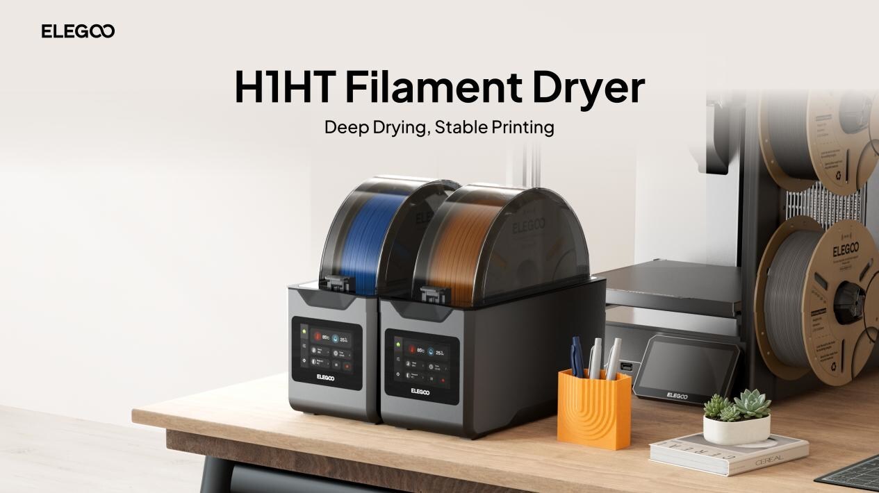 ELEGOO H1 HT Filament Dryer Reaches 85°C for Technical Plastics