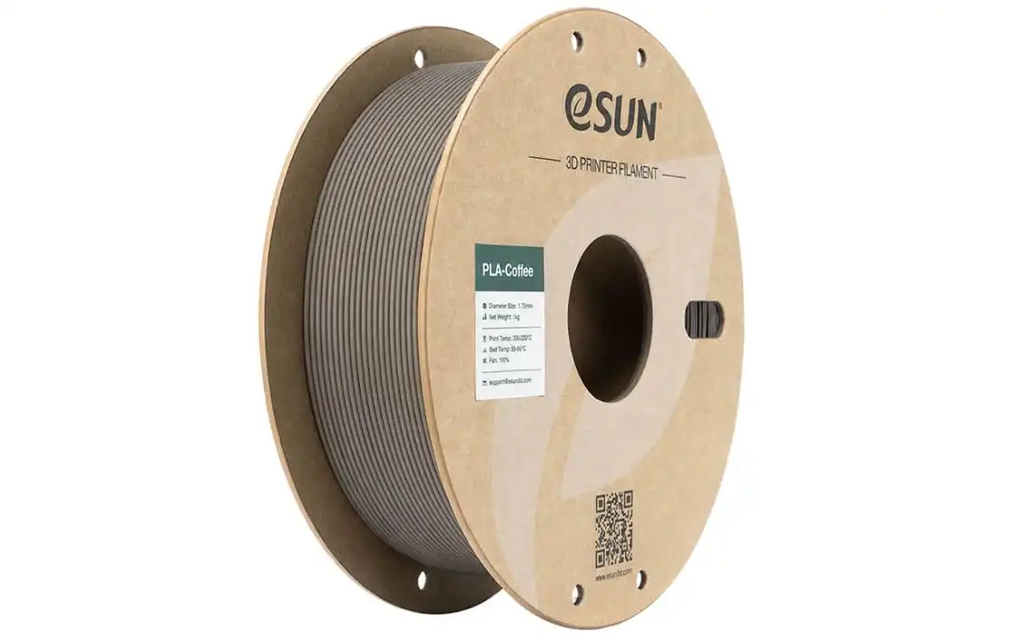 eSUN Launches PLA-Coffee Filament Made From Recycled Coffee Grounds