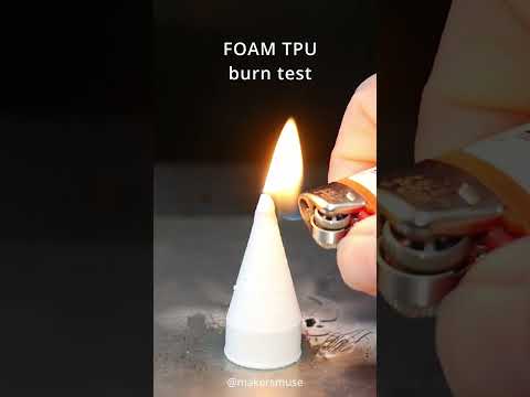 Foaming TPU Burns More Aggressively Than Any Other 3D Printing Filament, Test Shows