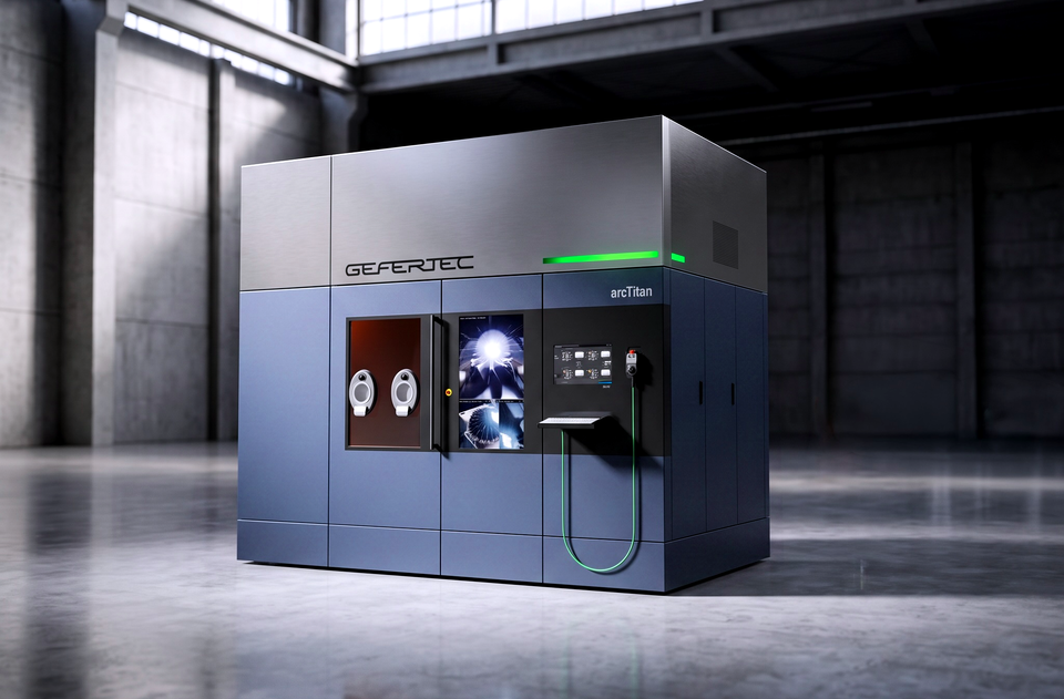 GEFERTEC's arcTitan Seals Titanium Printing in an Inert Chamber