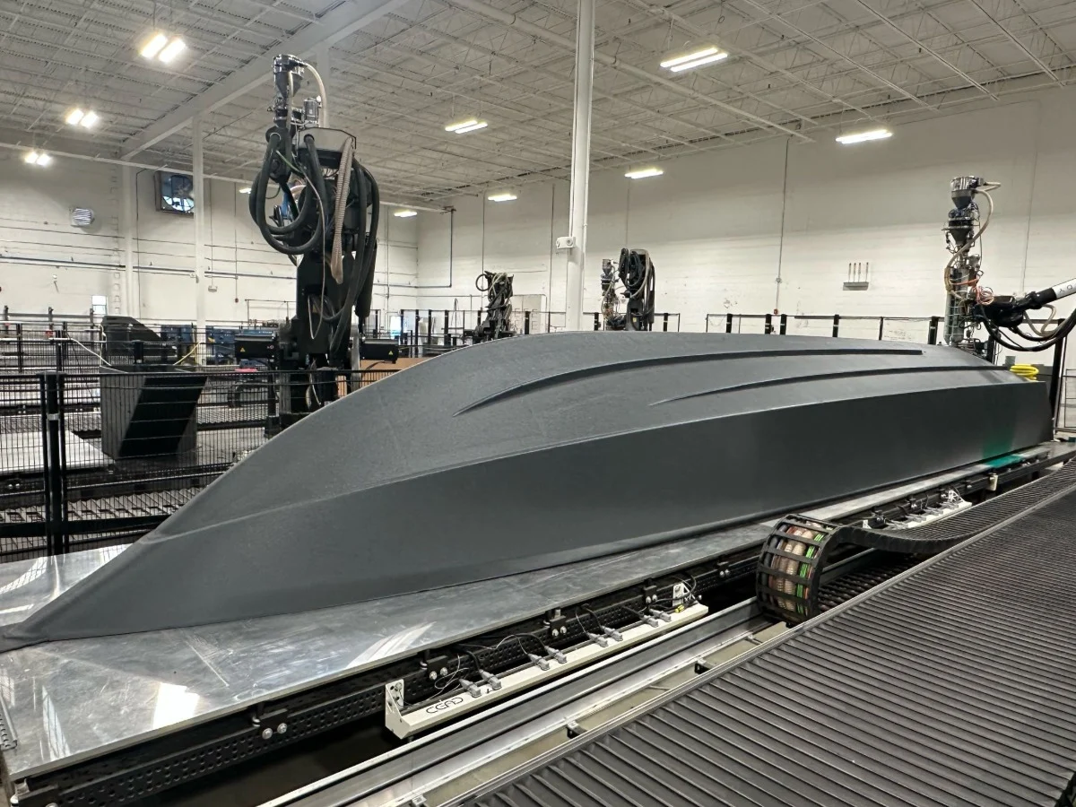 A Florida Company 3D-Printed a Drone Boat Hull Using Robotic Arms