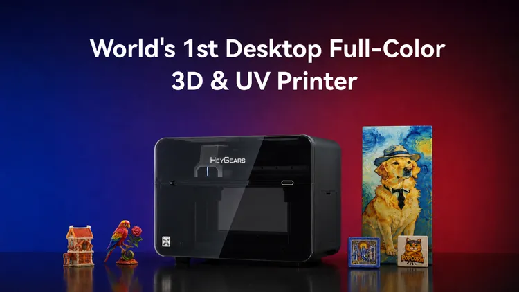 HeyGears G1 Series Promises Full-Color 3D and UV Printing on a Desktop