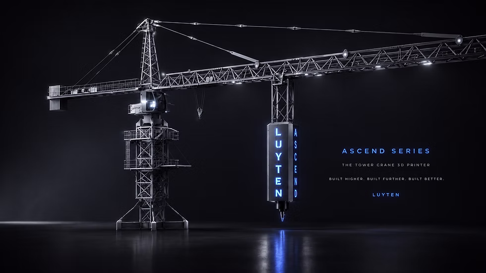 A Tower Crane Just Became a 100-Meter 3D Printer
