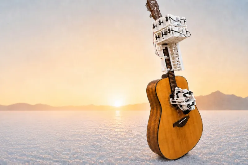 MegCell Pulse Lets You 3D Print a Robot That Plays Guitar