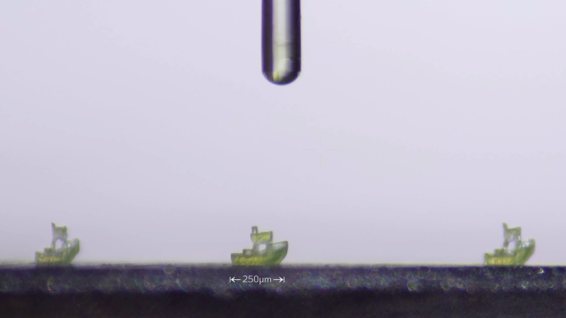 You Can 3D Print Microscopic Benchies With Resin and Turmeric