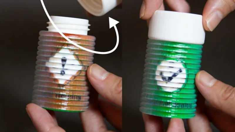 MIT CSAIL 3D Prints Lenticular Indicators That Shift With a Twist