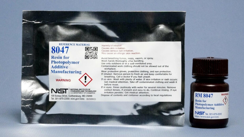 NIST and PAMA Release Standardized Resin for 3D Printing Quality Control