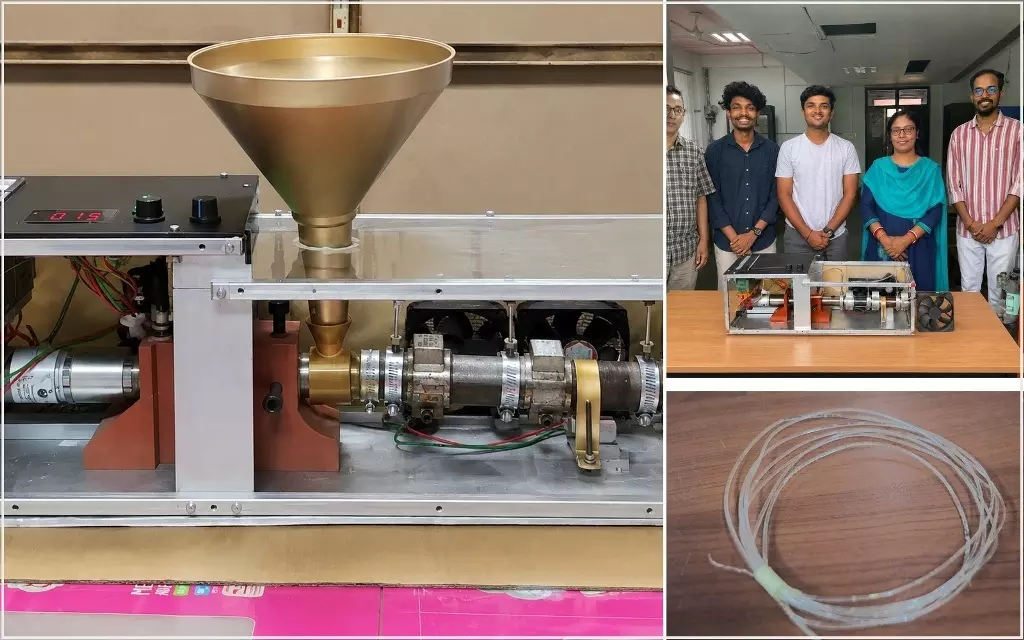Indian Researchers Patent a Low-Cost Extruder That Turns Plastic Waste Into 3D Printing Filament