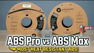 Polymaker ABS Pro and ABS Max: Two High-Temp Engineering Filaments Tested