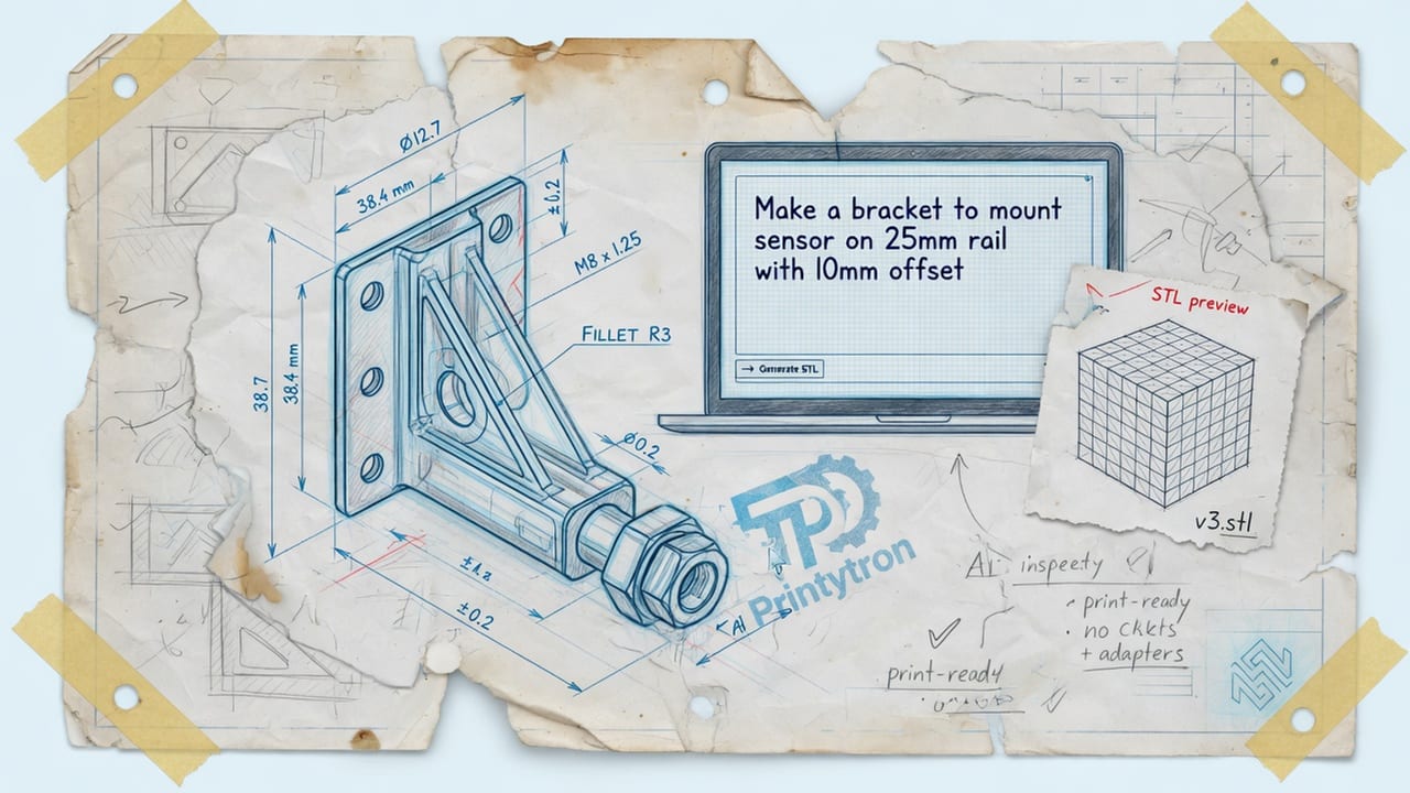 Printytron turns plain English into print-ready STL files