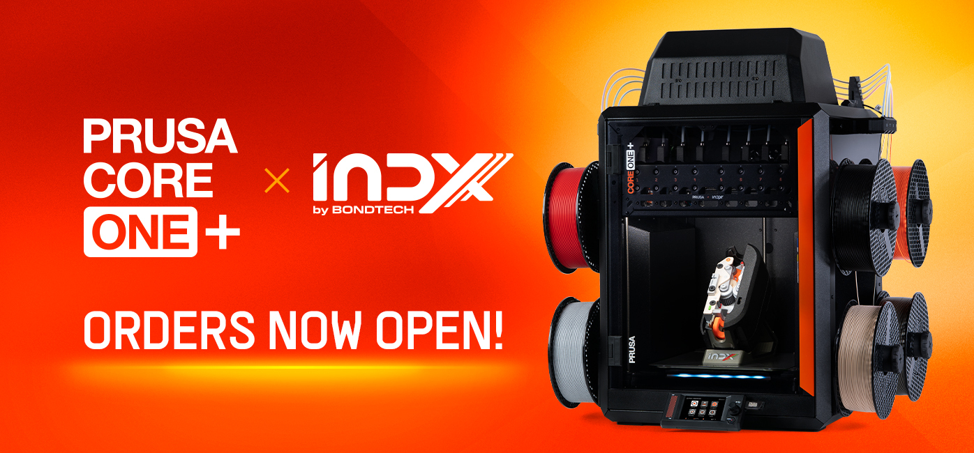 Prusa CORE One INDX Orders Open: The 8-Tool Toolchanger That Sold Out in 1.5 Days