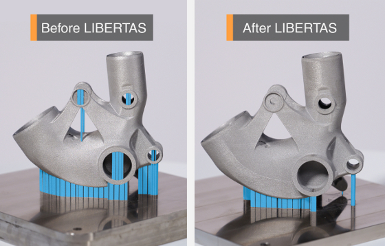 Renishaw's LIBERTAS Software Cuts Supports and Improves Surface Finish on Metal 3D Prints