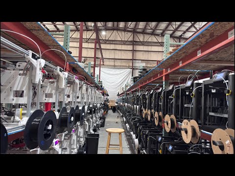 Slant 3D's Print Farm Burned Through 1000kg of Filament on a Live Stream