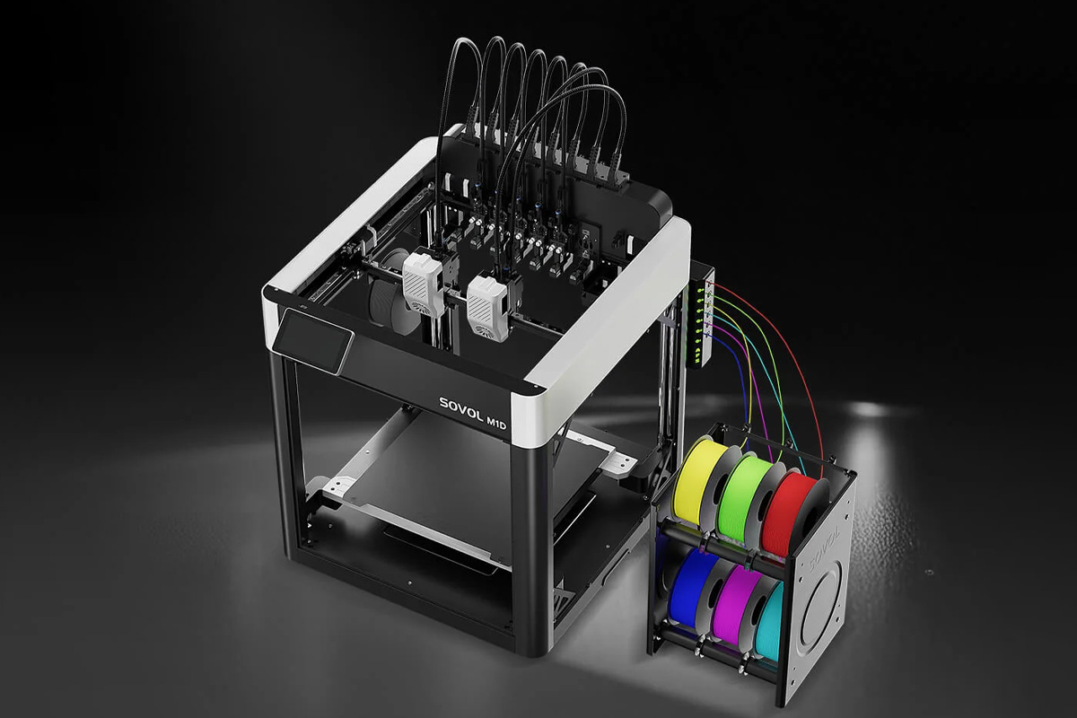 Sovol M1D Is a Hybrid IDEX 3D Printer With 7 Toolheads