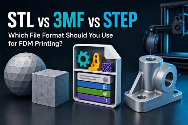 STL vs 3MF vs STEP: Which File Format Is Best for FDM Printing?