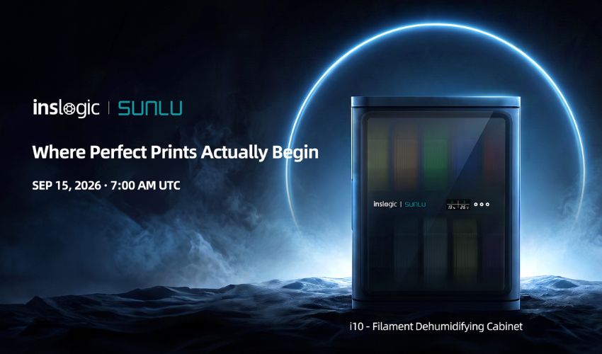 SUNLU and INSLOGIC Launch a Filament Cabinet That Dehumidifies Without Heat