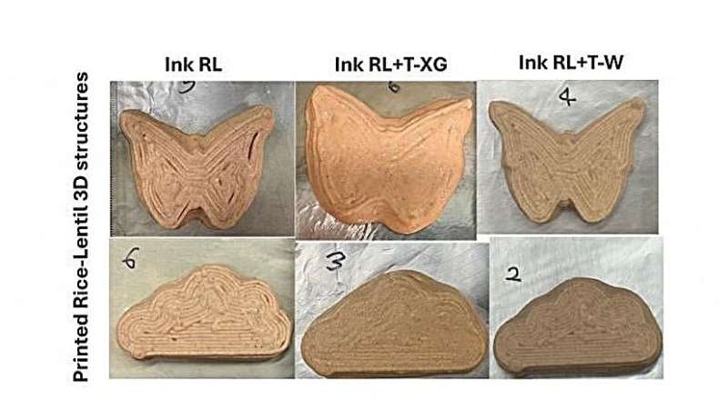 SUTD Researchers 3D Print Vegetarian Food From Rice and Lentil Flours