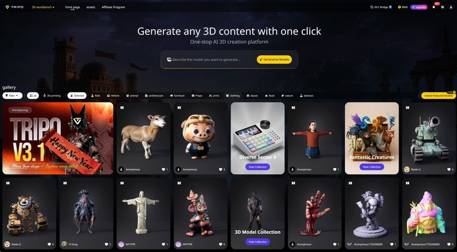 Tripo AI Raises 3 Billion Yuan for AI-Generated 3D Models