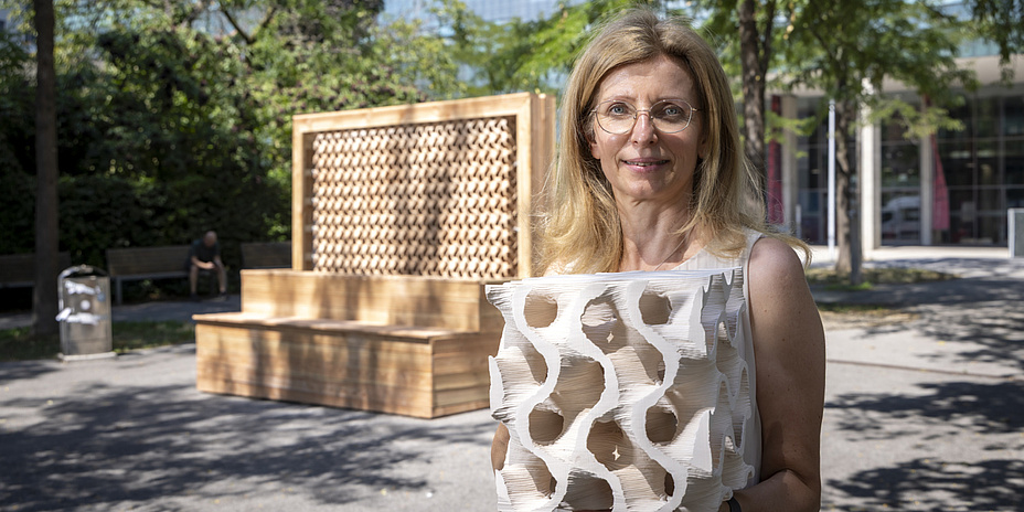 3D-Printed Ceramic Cooling Walls Fight Urban Heat at TU Graz