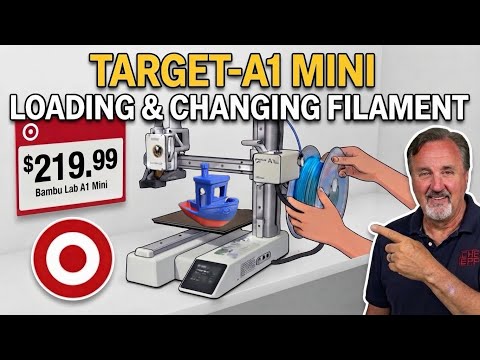 How to Print Two Colors on a Bambu A1 Mini With Manual Filament Changes