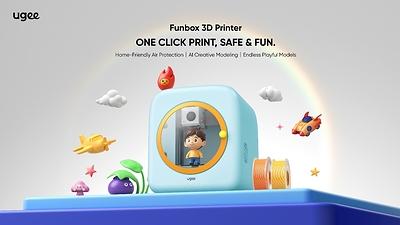 ugee Launches the Funbox, a Kids 3D Printer with Safety Certifications