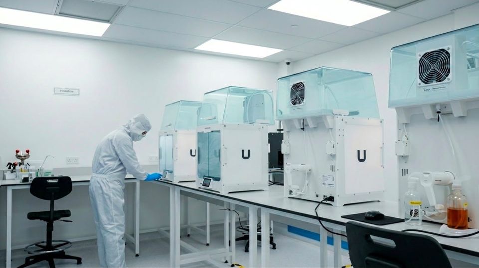 UltiMaker Printers Are Mass-Producing 3D-Printed Synthetic Skin in a Singapore Cleanroom