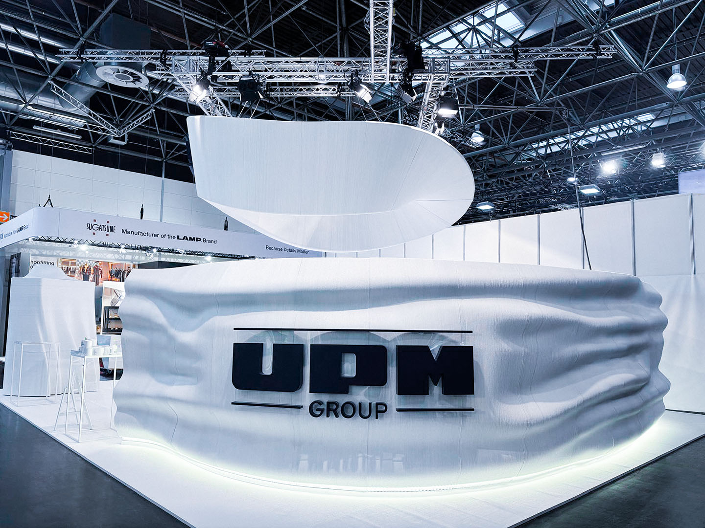 UPM Group 3D Printed a 100m² EuroShop Exhibition Stand