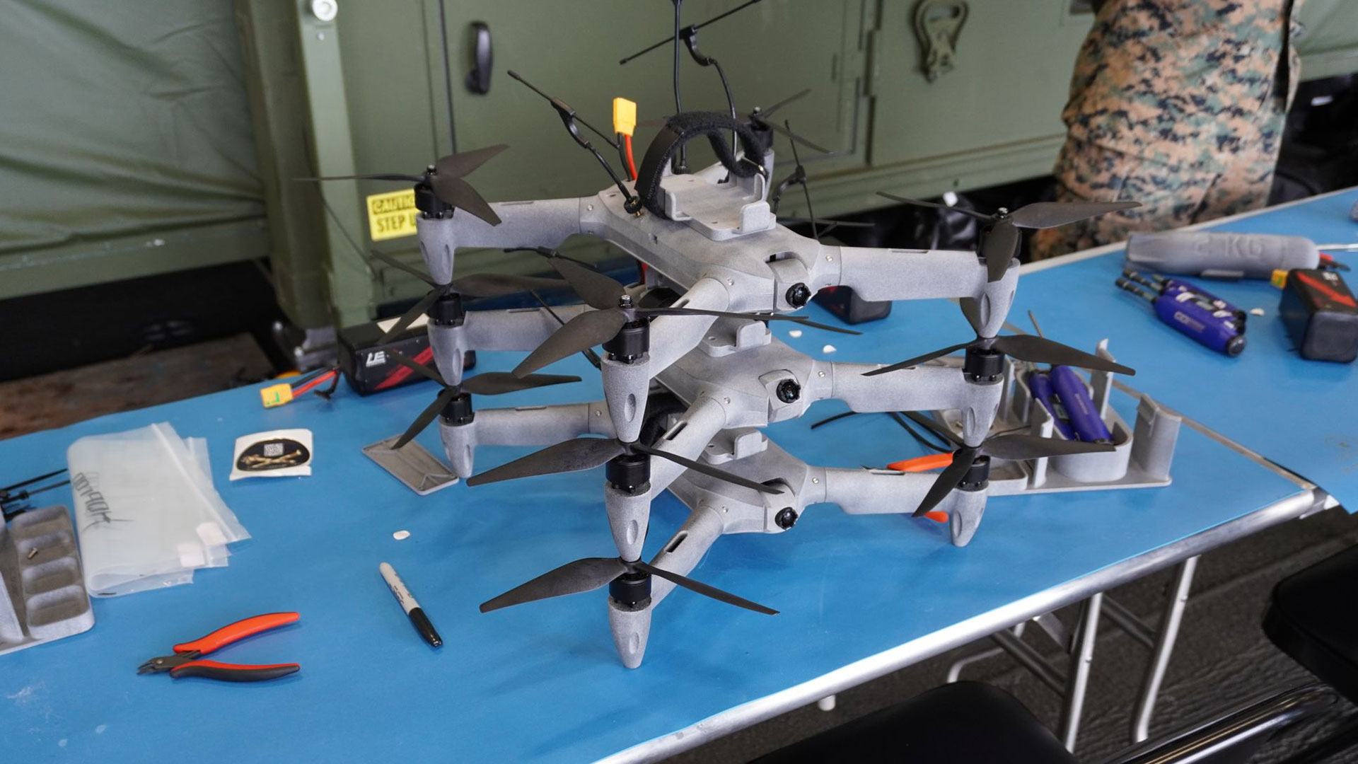 US Navy Prints Combat-Ready Drones at Sea During RIMPAC Exercise